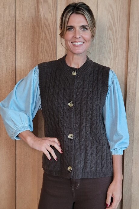 Chaleco Calafate Chocolate