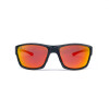 Lentes de Sol Arye Polarizados Armazón Negro Brillante Rojo
