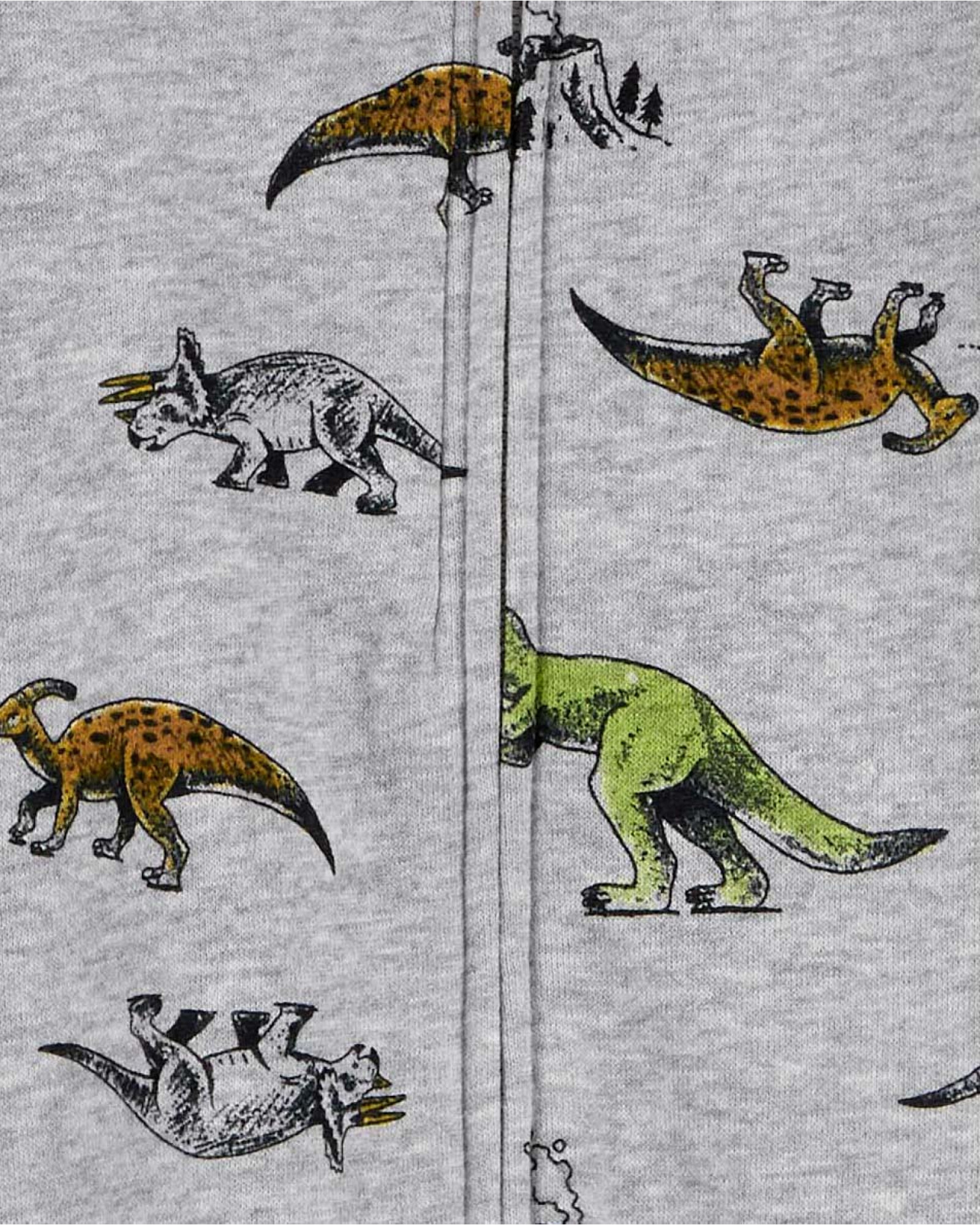 Mameluco de algodón diseño dinosaurios Sin color