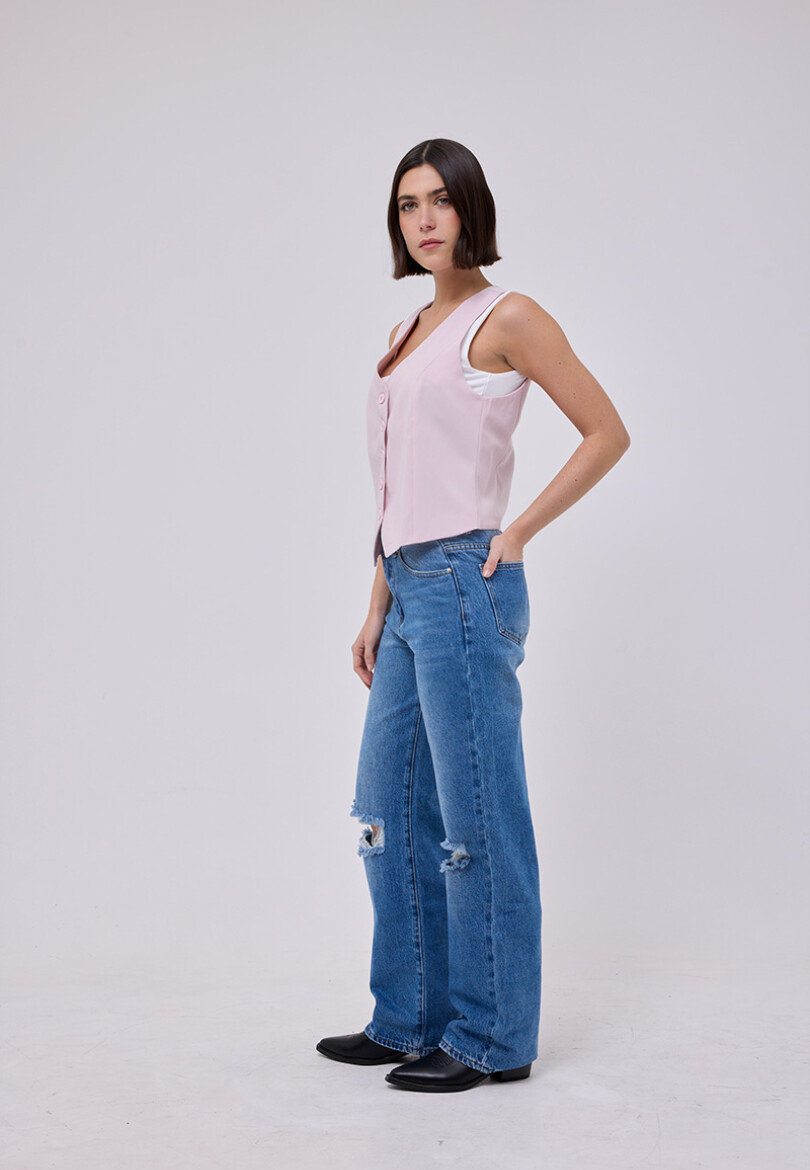 Chaleco Roma Rosa