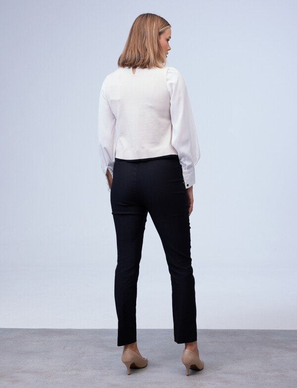 Pantalon Pull On NEGRO