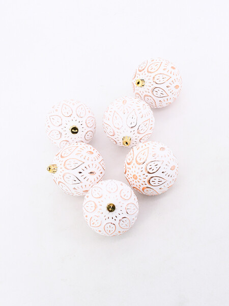 ESFERA DECO x 6 NATURAL