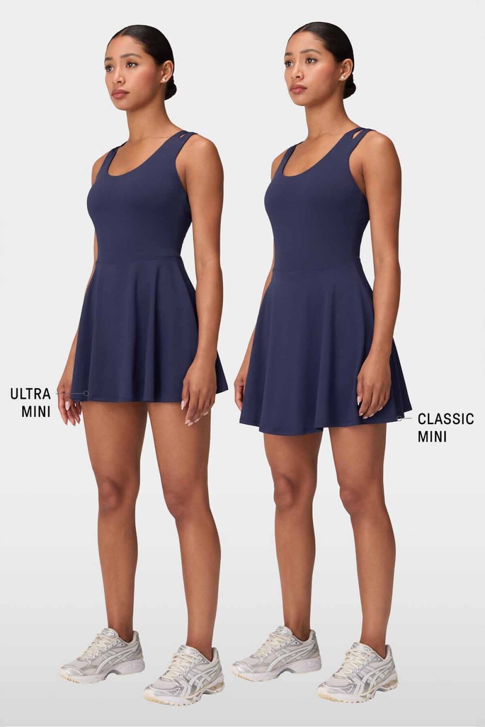 Vestido Boost Performance Dress Classic Mini Mujer Deep Navy
