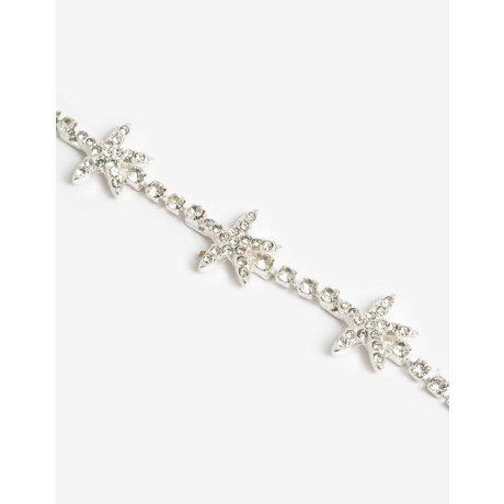 Pulsera Elástica Estrella Strass Cristal