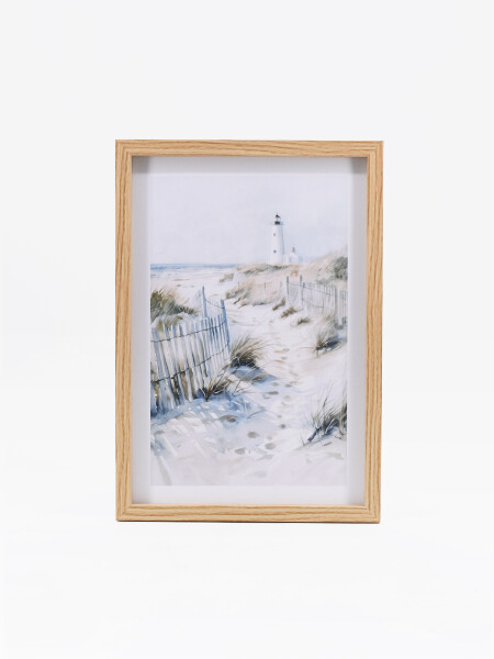 CUADRO FARO CON MARCO ESTAMPADO 1