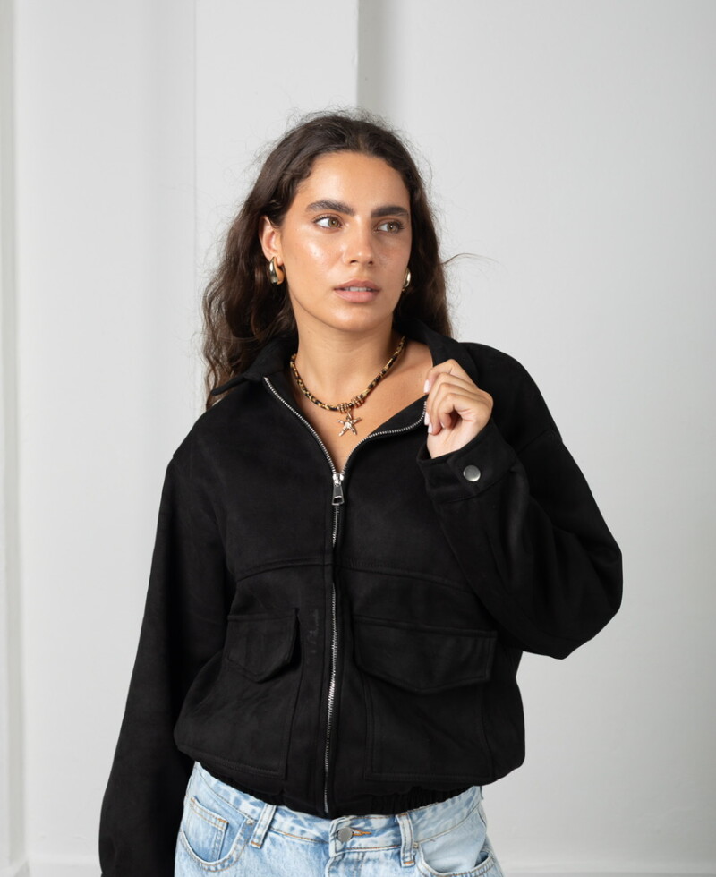 Campera Luciana negra