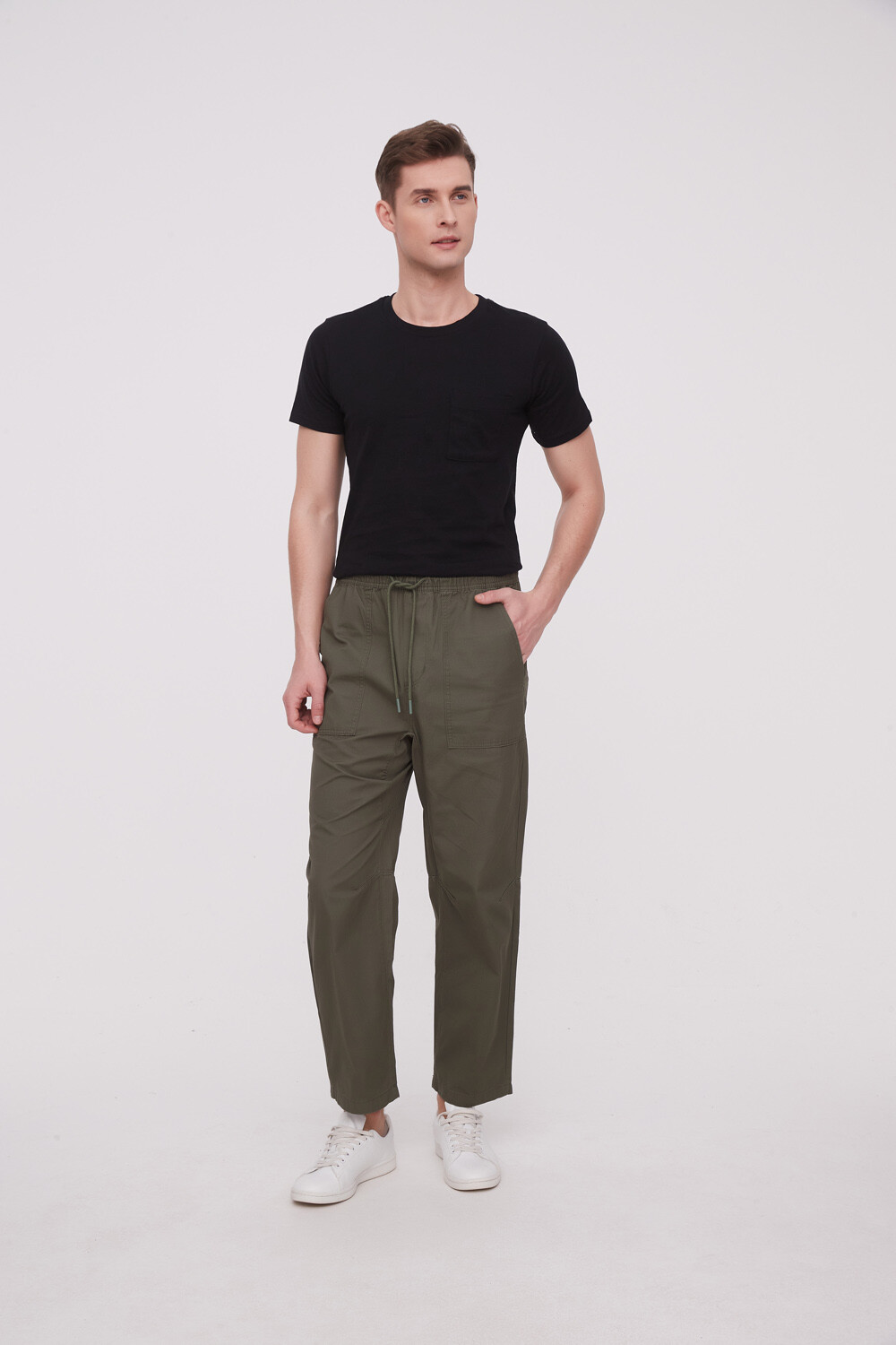 Pantalon Calvello Verde Oliva Oscuro