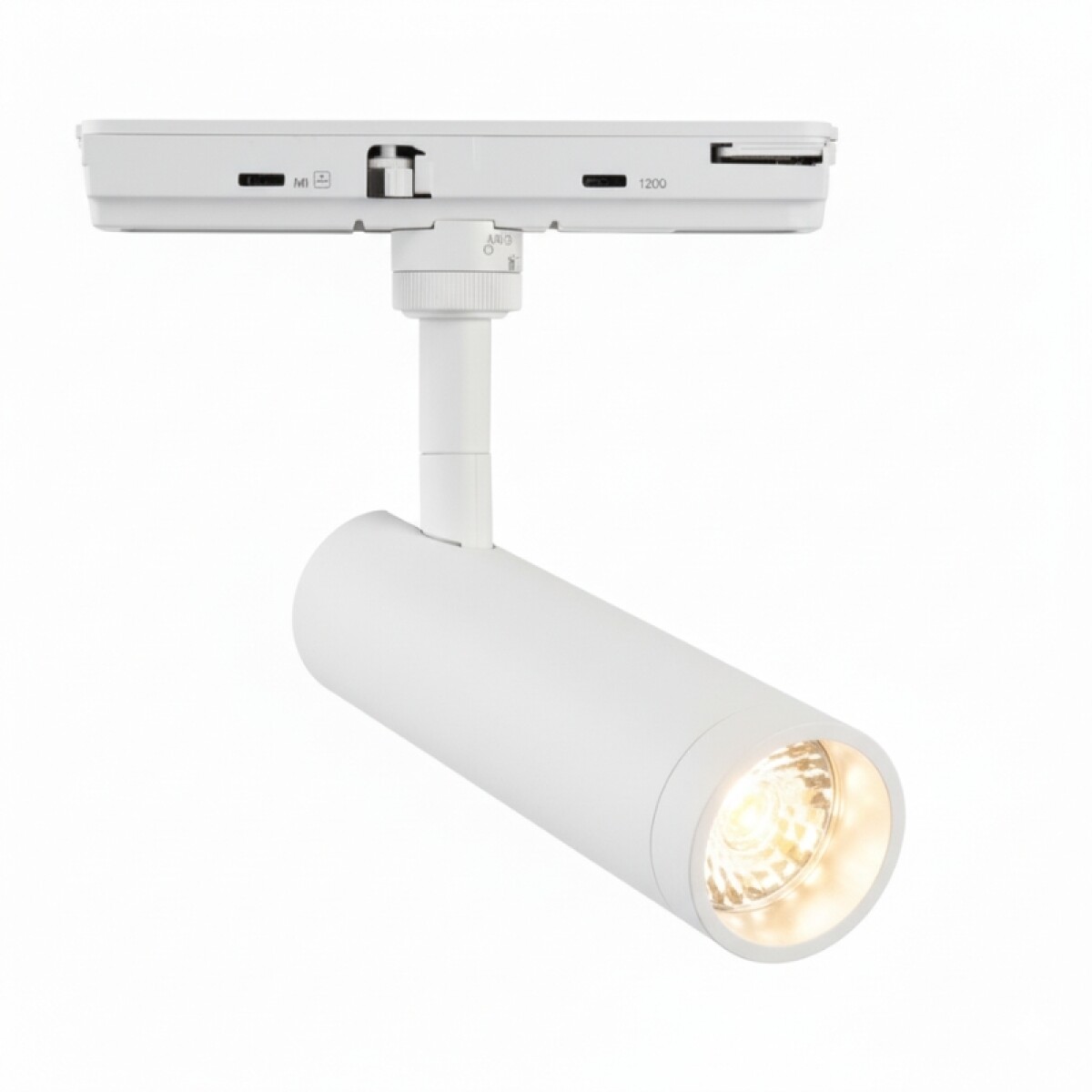 Luminaria Nano Madison Orientable de Riel Blanca 