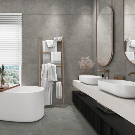 Revestimiento en SPC simil Cemento Revestimiento en SPC simil Cemento