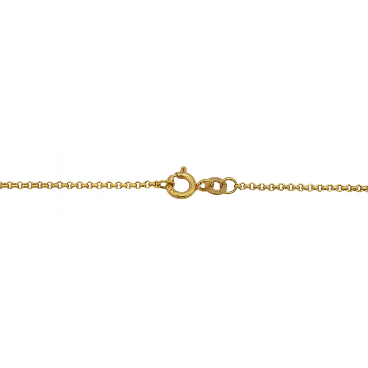 Cadena oro Rolo-Oro bajo -Sin Piedra-CD8034 - sinpiedra 