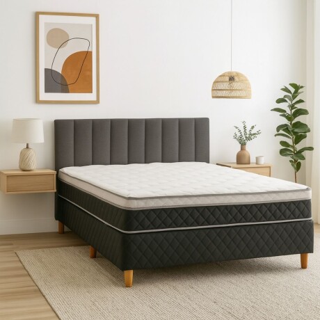 Sommier 2 Plazas Capri 1,38x1,88x20 cm S/C
