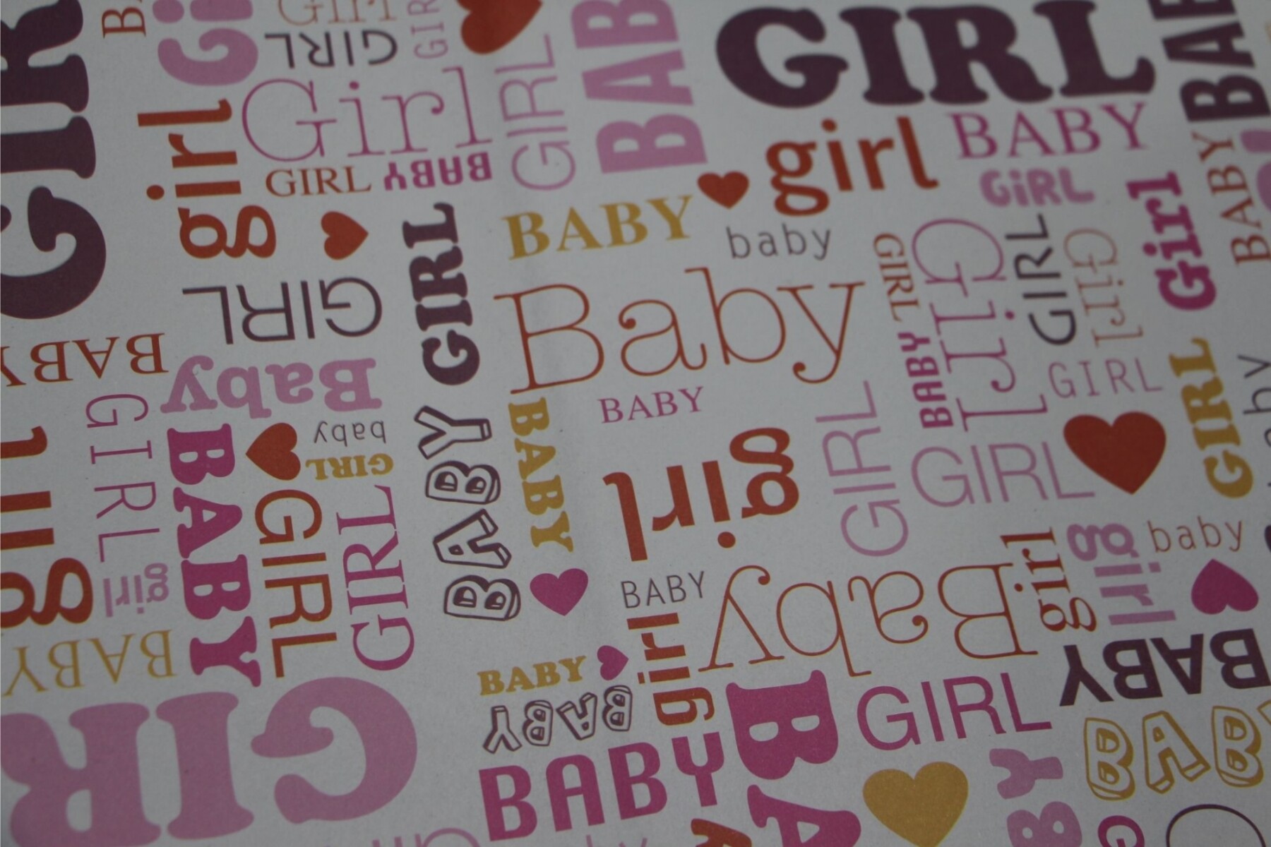 PAPEL DE REGALO 75 X 50 - BABY GIRL 