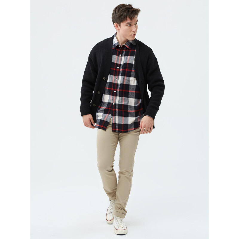 V-ESSENTIAL KHAKI SKINNY FIT ICONIC KHAKI