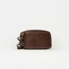 Bandolera New Eterial en Cuero Graneado Chocolate