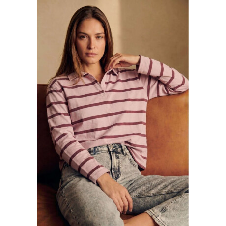 Sweater Polo Rosa