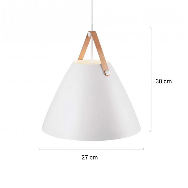 ARTEFACTO COLGANTE DECORATIVO TEE PEE 27CM Lámpara Colgante Tee Pee M Blanco ø 27 cm