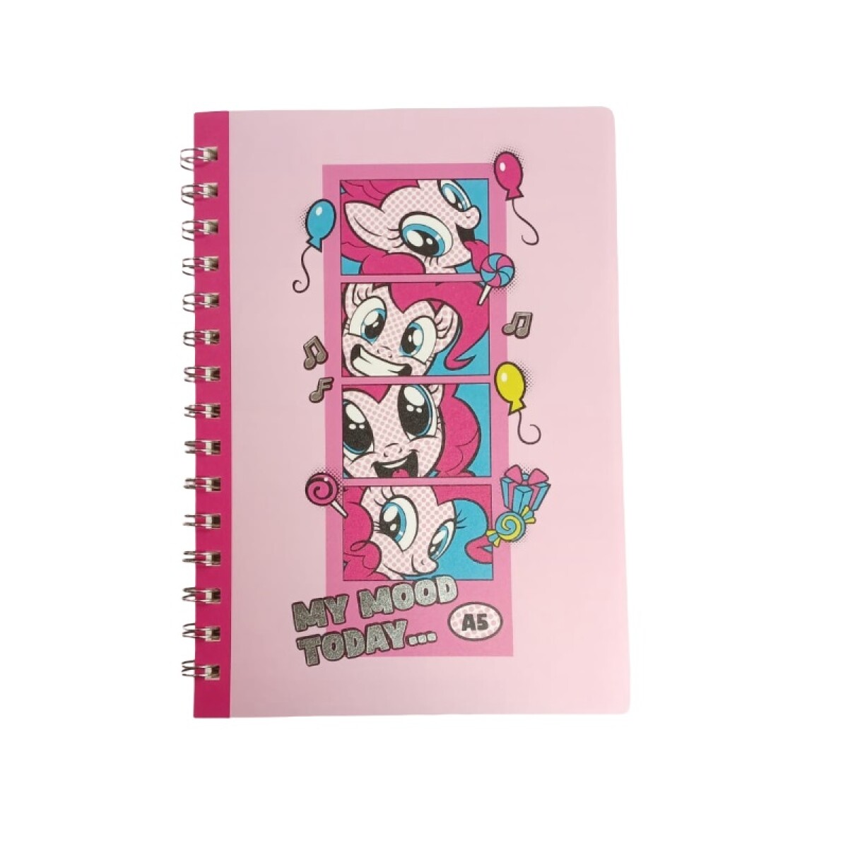Cuaderno A5 pequeño pony - rosa 