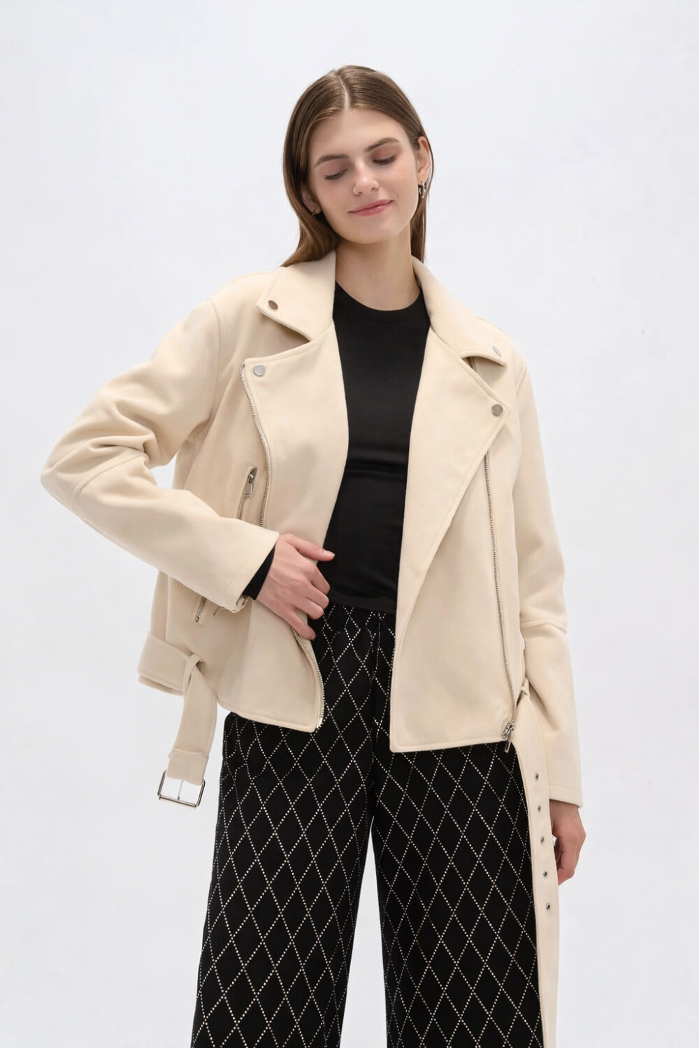 Chaqueta Anca Beige Claro