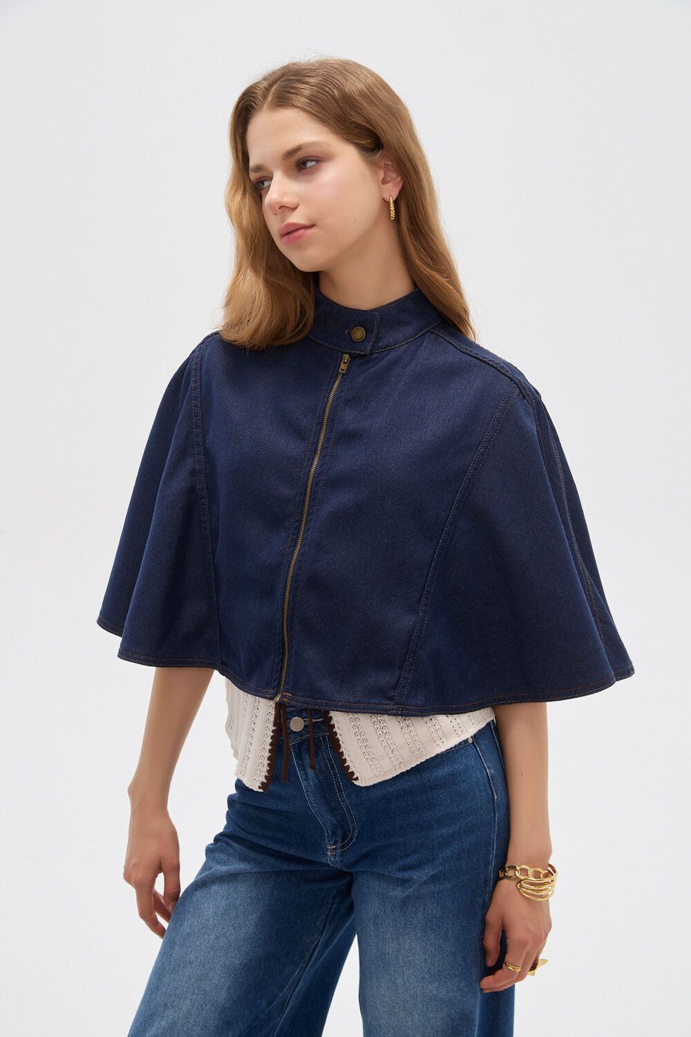 Poncho Tipai Azul