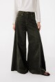 PANTALON WIDE XL CORDEROY Pre Venta Verde