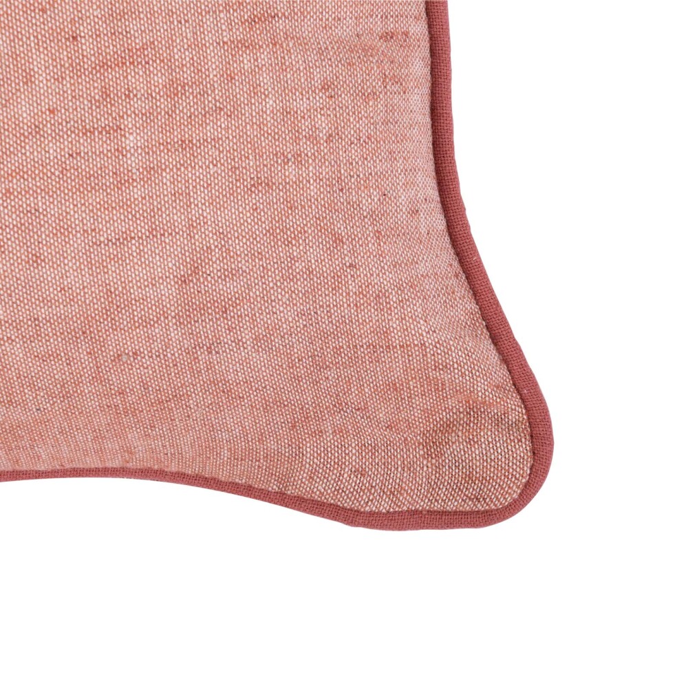 FUNDA DE ALMOHADÓN LINO-Y-ALGODON NARANJA CLAYTON TERRACOT