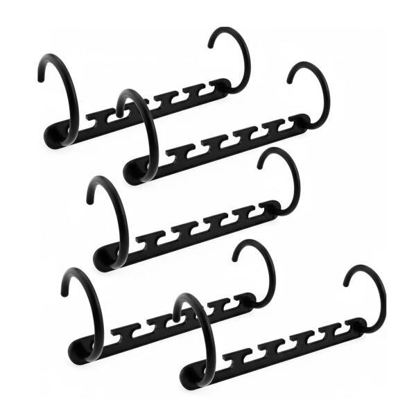 Organizador Perchas Plegable Horizontal Vertical 5 en 1 X2 Color Negro