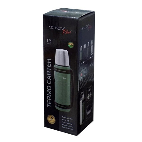 Kit Matero Termo Carter 1.2L Manija y Mate 230Ml Acero Inox Rojo