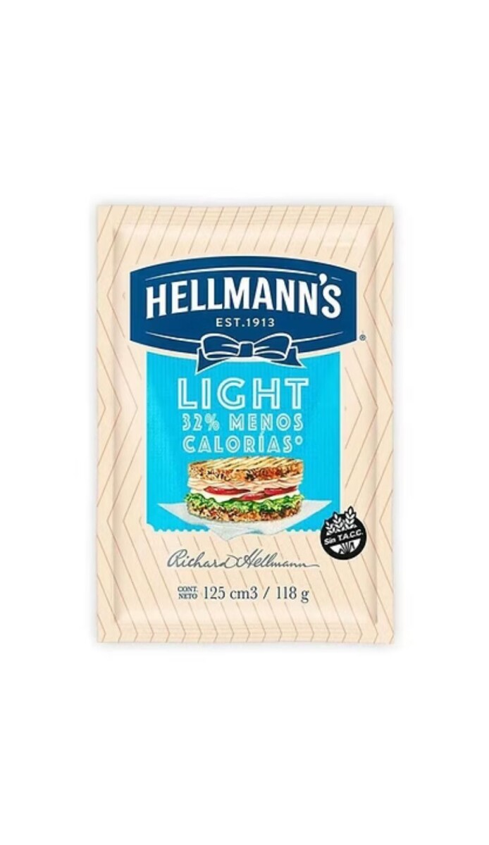MAYONESA HELLMANN'S 125 CM3 LIGHT 