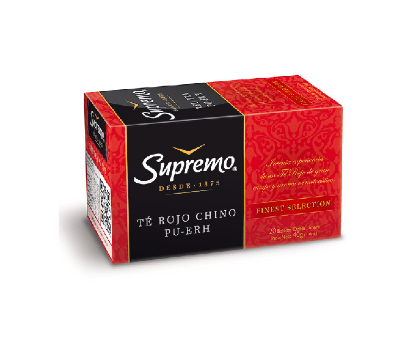 TE SUPREMO ROJO CHINO PREMIUN 20/S 