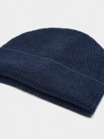 Gorro Canalado Con Dobladillo azul-marino