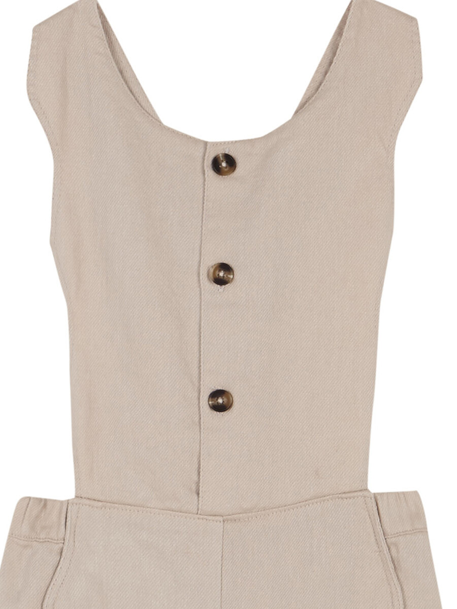 Peto Con Costuras Onduladas Piedra