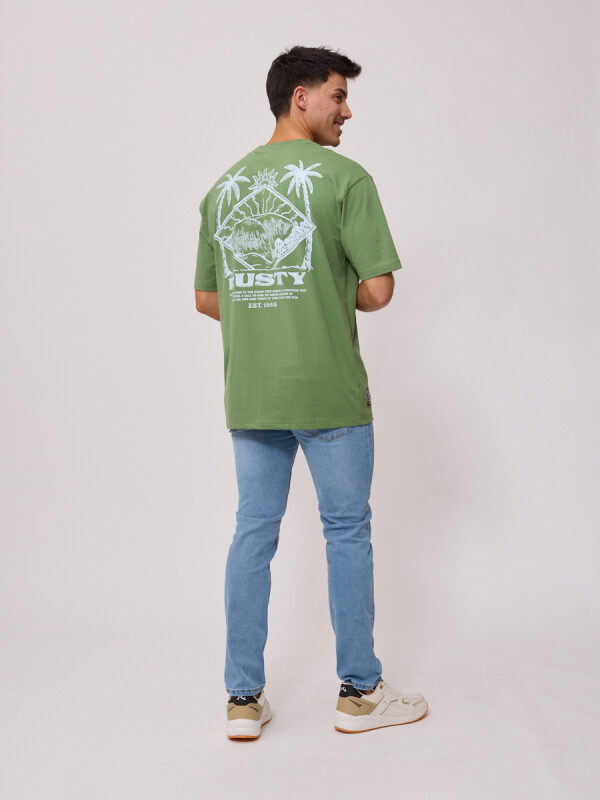 T-SHIRT LYSANDER RUSTY Verde