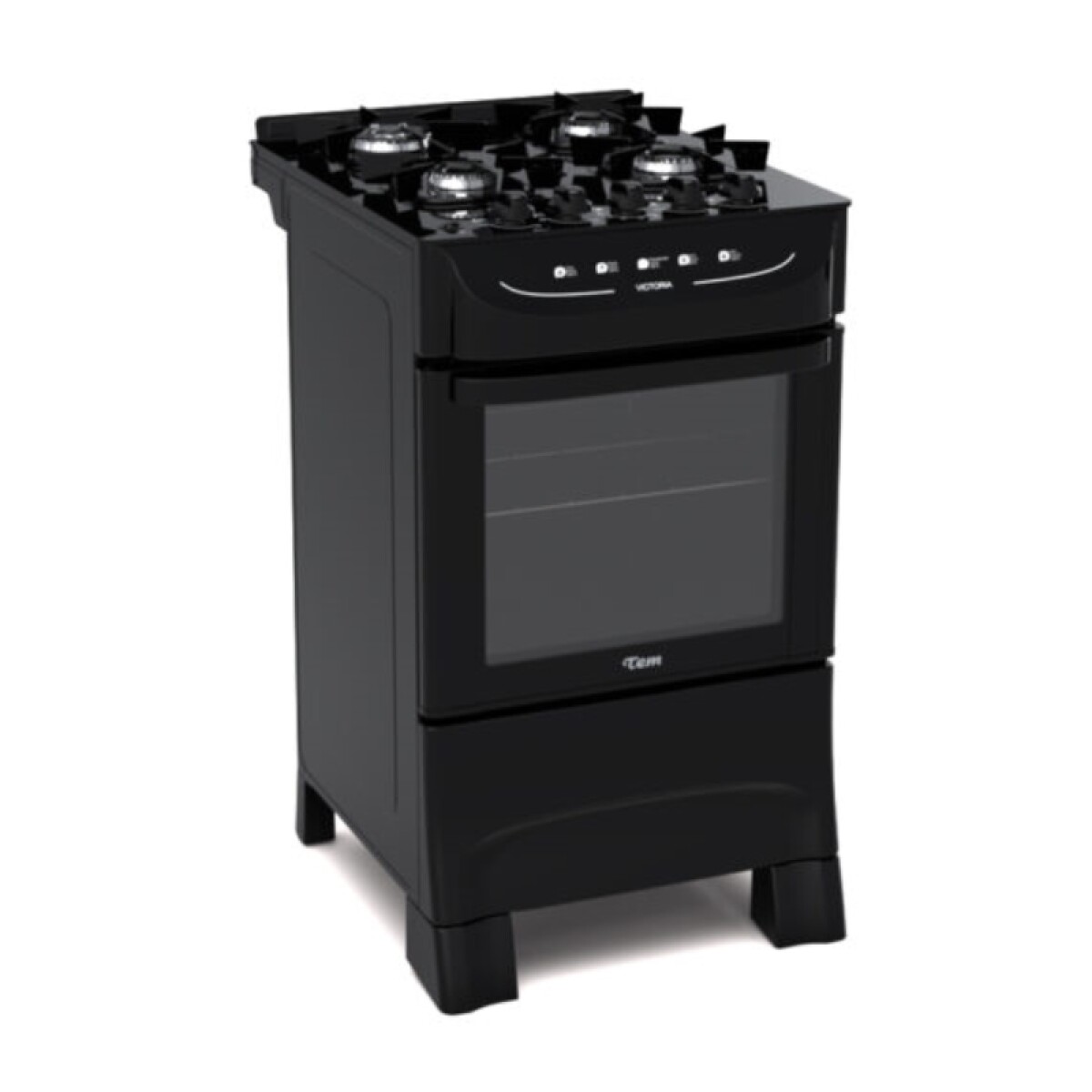 Cocina Gas Tem Victoria Glass 4 H. 