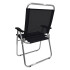 Sillón En Aluminio Nuevo King más Ancho Super Resistente 140 kg NEGRO