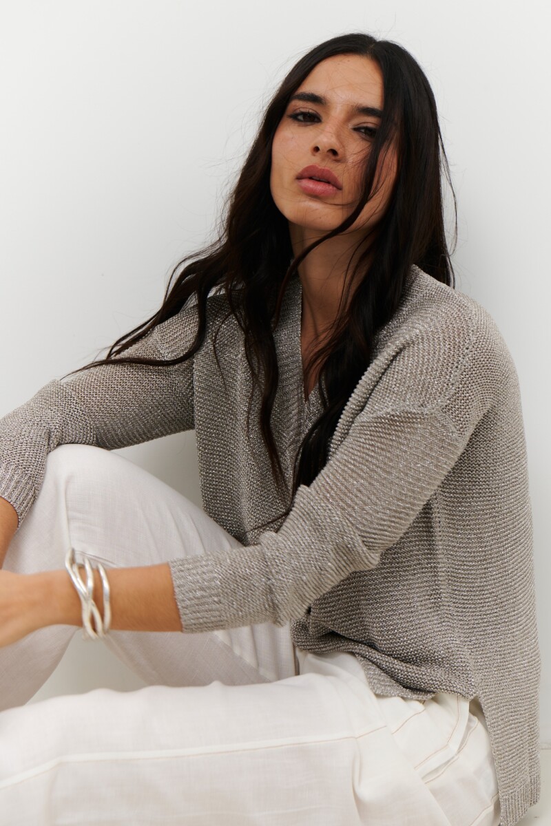 SWEATER V BLINK PLATA