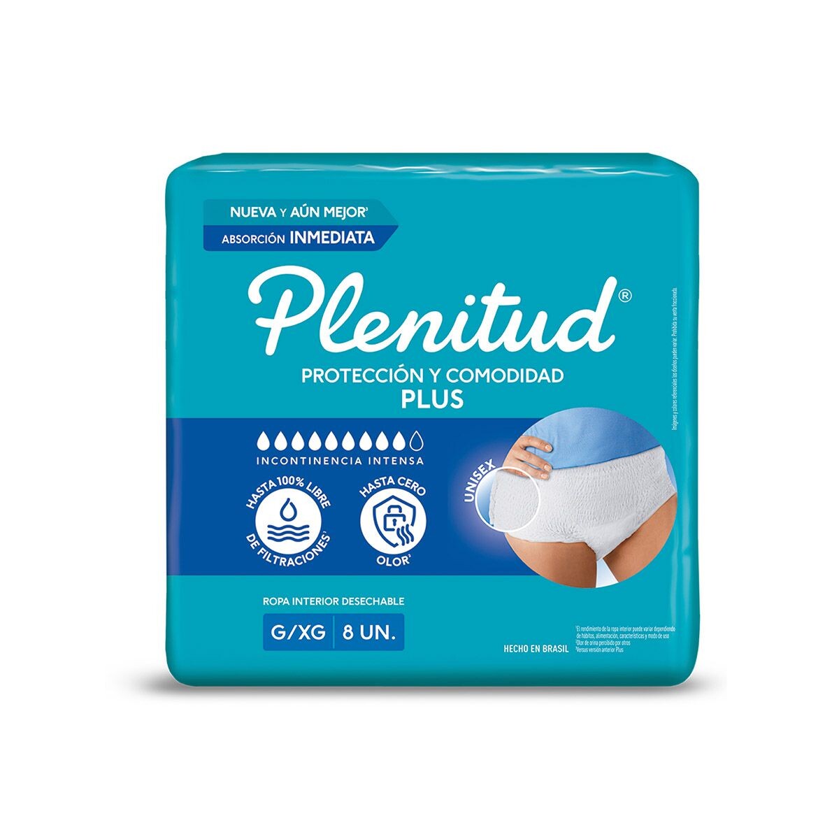 PLENITUD PROTEC PLUS ROPA INTERI P/MED N 