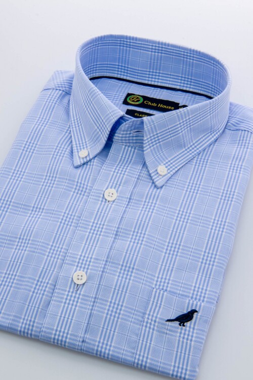 Camisa estampada button down Scotland