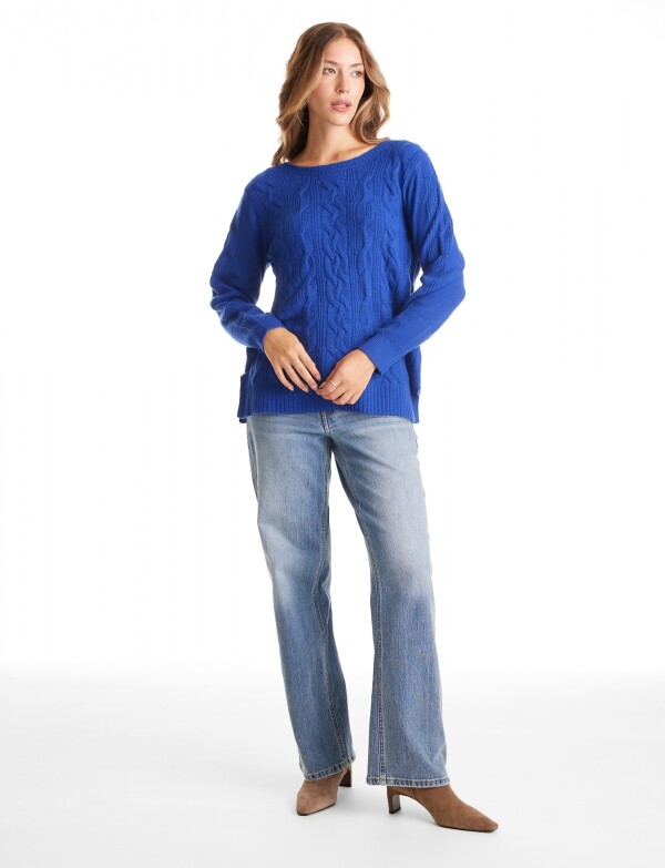 Buzo Soft Trenzas ROYAL