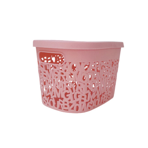 OUTLET Canasto organizador c/ tapa 28.5*21*15 cm Outlet Canasto Organizador C/ Tapa 28.5*21*15 Cm