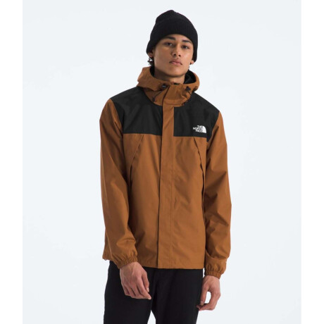 Campera Impermeable Antora hombre Burnt Umber/tnf Black