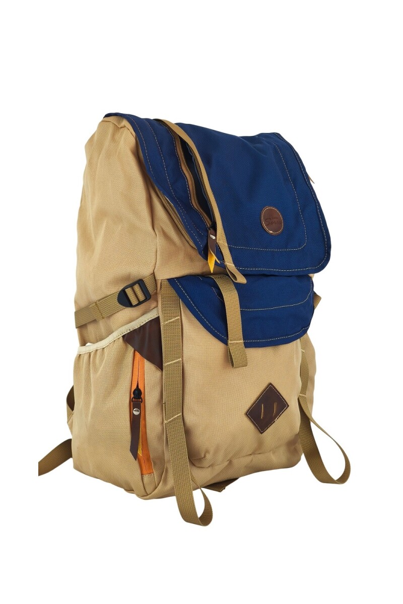 Mochila grande para viaje beige