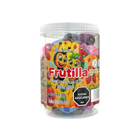 Goma Rellena con Centro Líquido x30 Frutilla