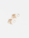 Aros Argollas Perla Argollas Con Perlas - Dorado