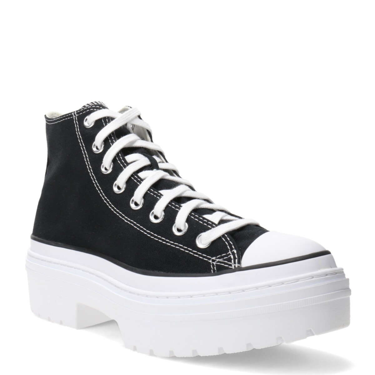 Championes de Mujer Converse Chuck Taylor All Star Lugged Heel Platform - Negro - Blanco 
