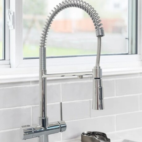 Grifo 3 VIAS Flexible Rulo con Ecofast