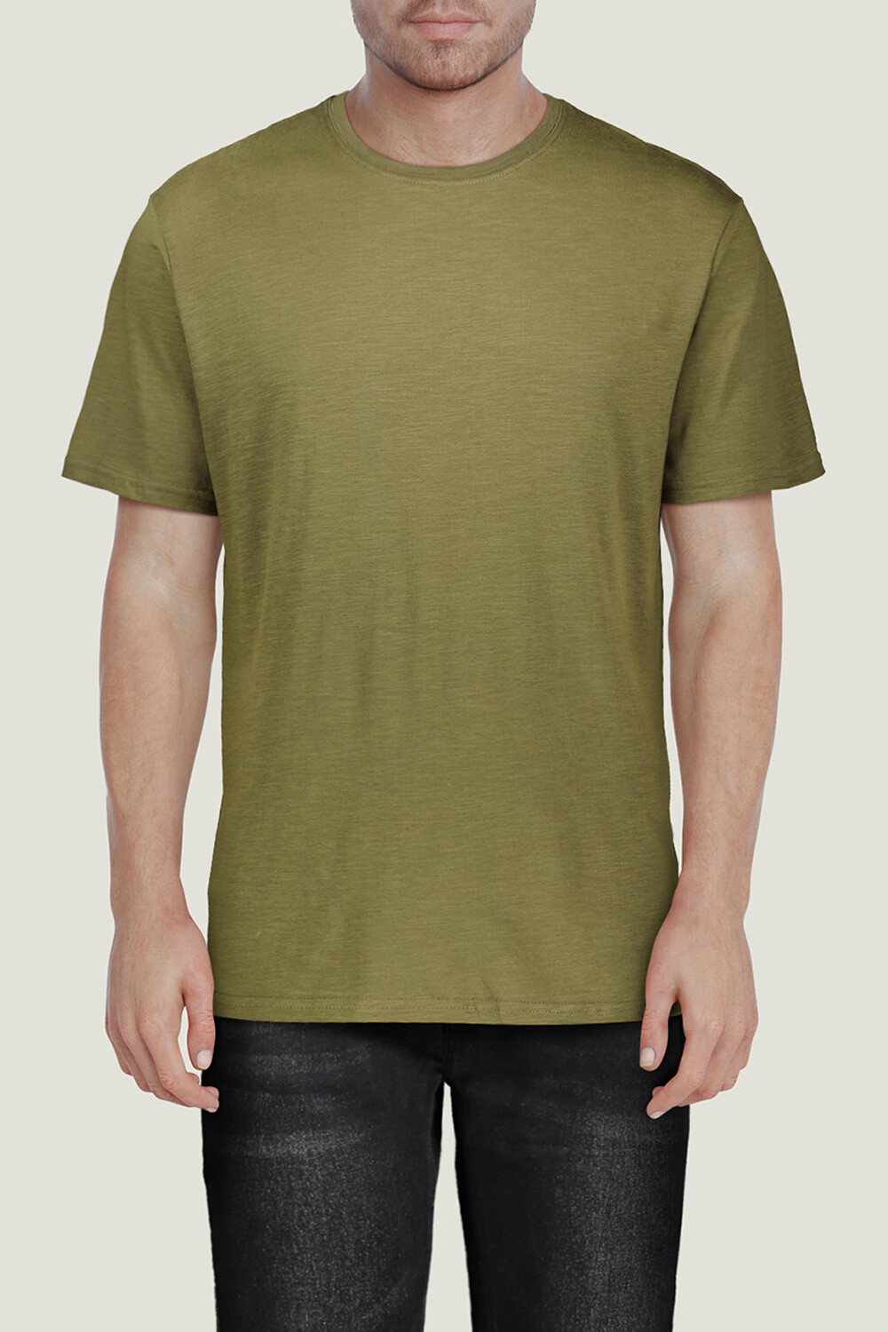 Remera Benja Verde Seco