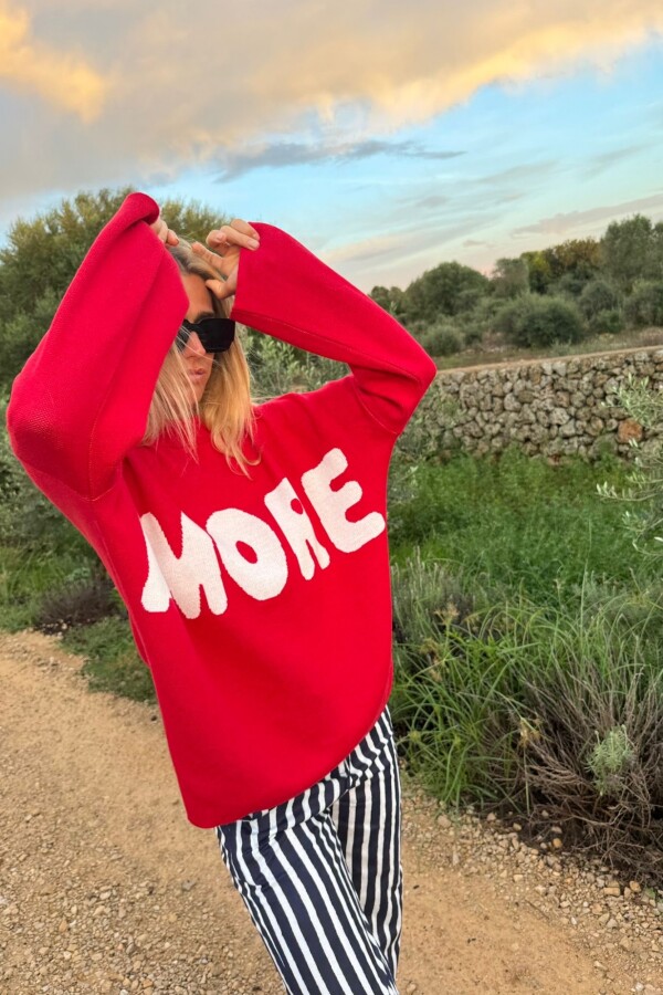 Sweater Amore Rojo