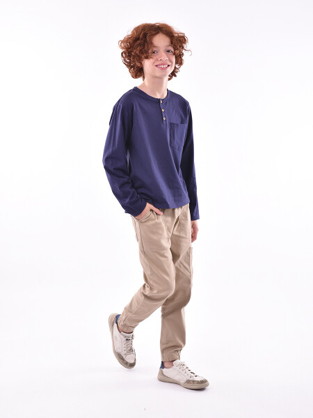 REMERA FELIPE TEEN AZUL OSCURO