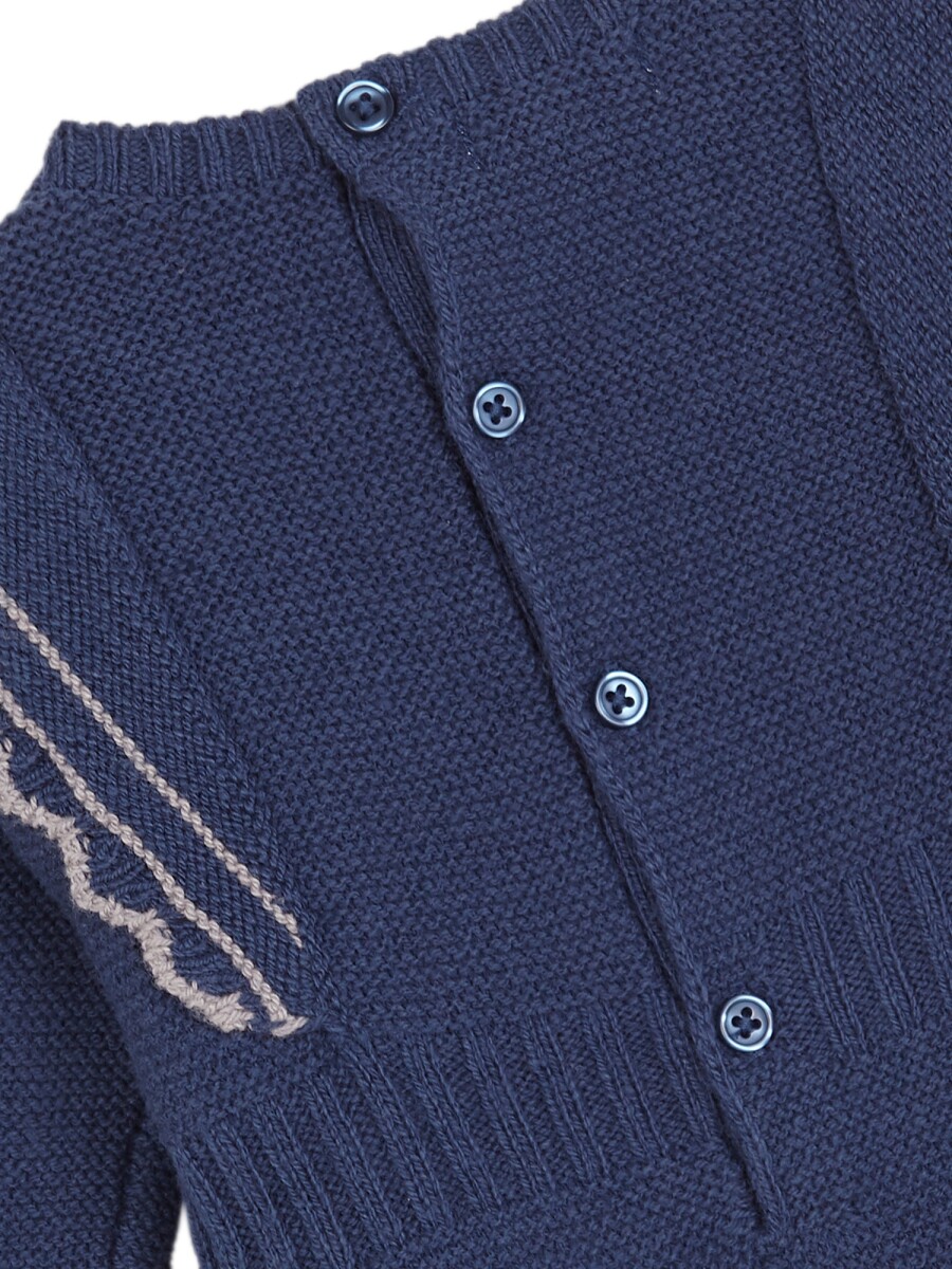 Pelele Punto Bobo Azul Medio Oscuro