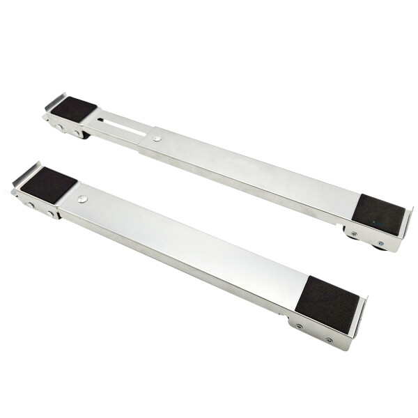 Soporte Carro Base Heladera Cocina Lavarropa Secadora Ruedas Variante Color Gris